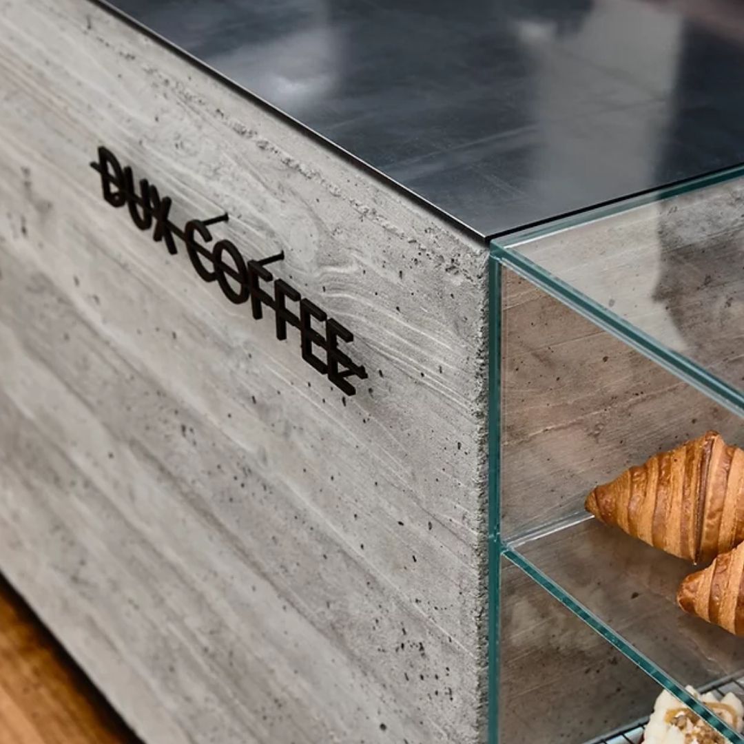 dux coffee bar bench square
